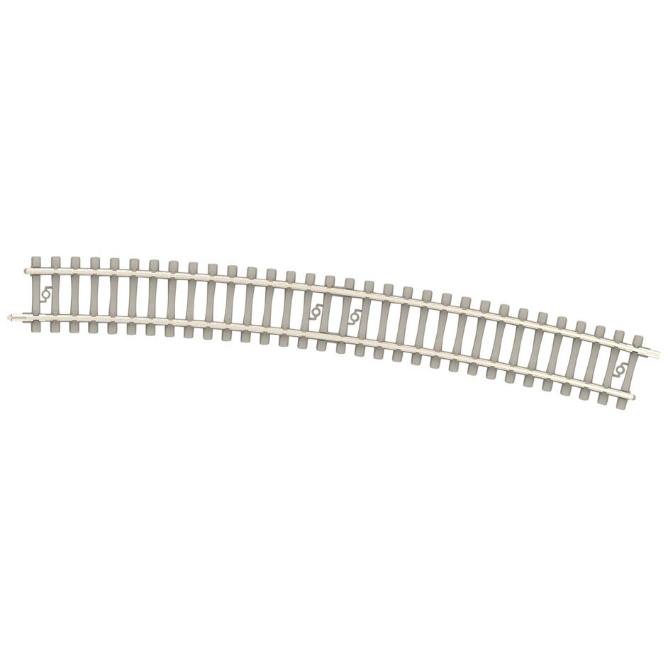 Minitrix Curved Track with Concrete Ties Radius 492.6 mm / 19-3/8"