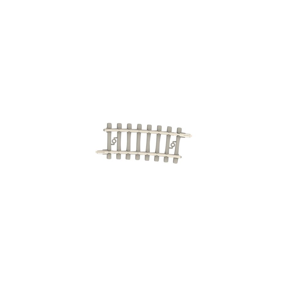 Minitrix Curved Track with Concrete Ties Radius 261.8 mm / 10-5/16"
