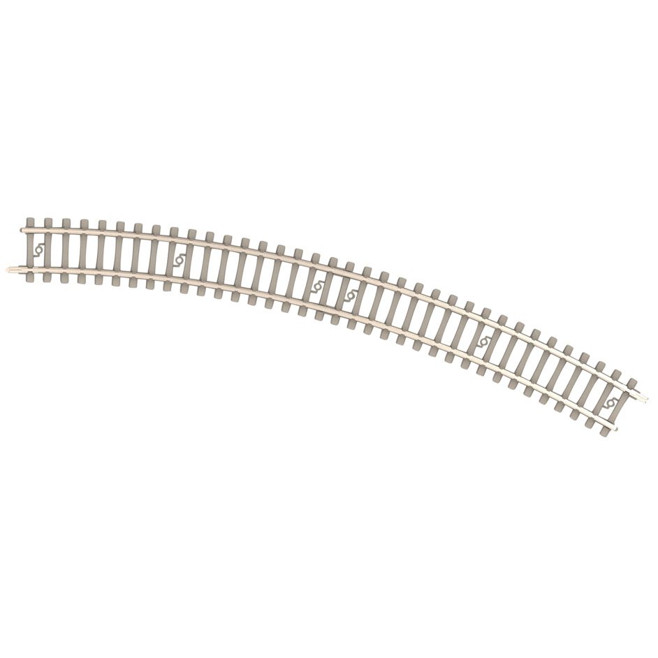 Minitrix Curved Track with Concrete Ties Radius 295.4 mm / 11-5/8"