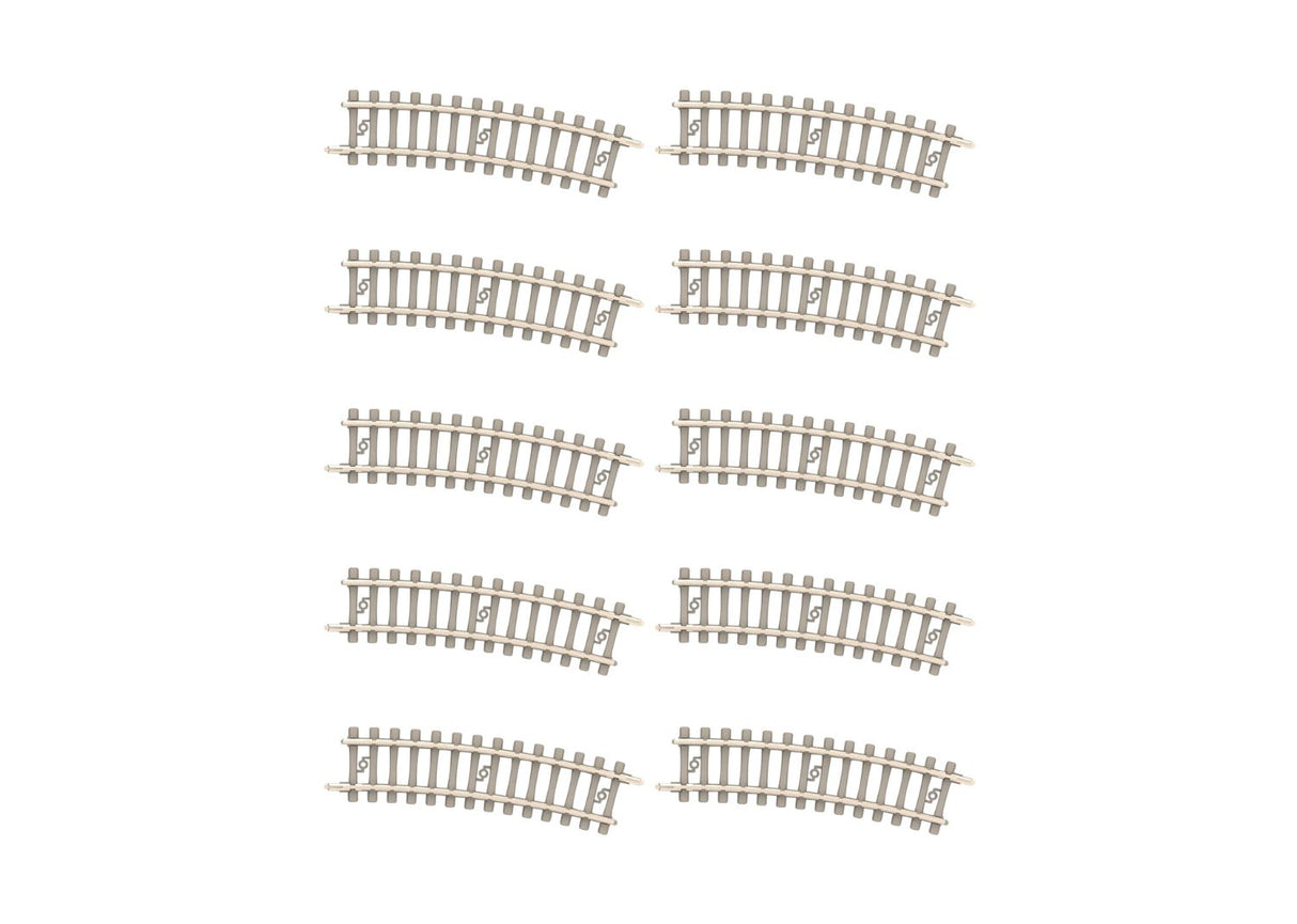Minitrix Curved Track with Concrete Ties Radius 228.2 mm / 9"