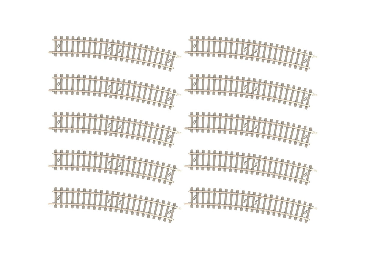 Minitrix Curved Track with Concrete Ties Radius 362.6 mm / 14-1/4"