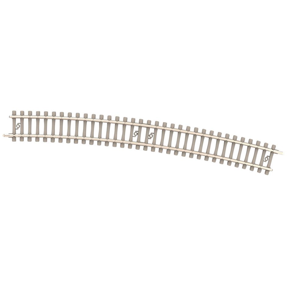 Minitrix Curved Track with Concrete Ties Radius 526.2 mm / 20-11/16"