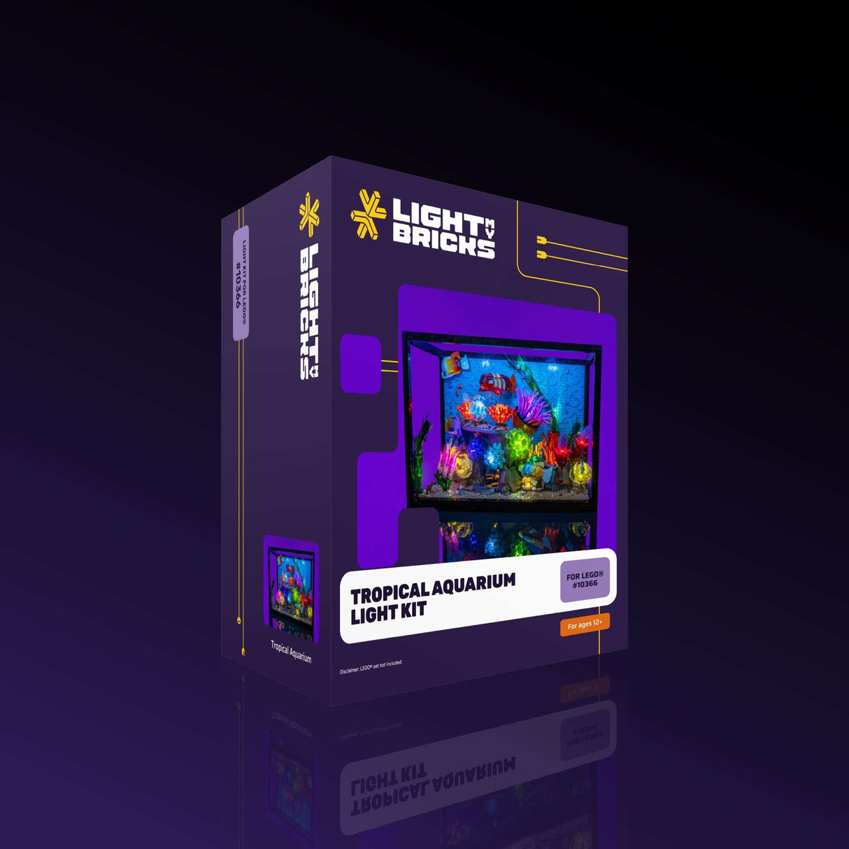 Light My Bricks (LMB) 2.0 Light Kit for LEGO® Tropical Aquarium #10366