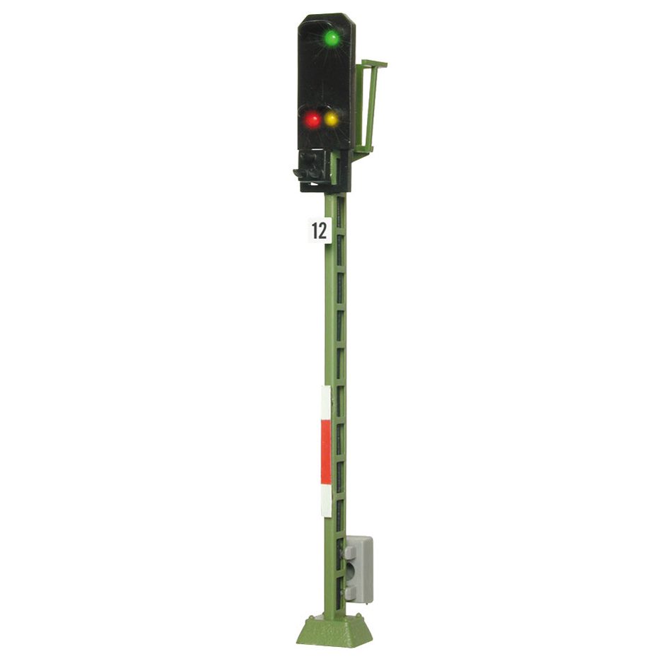 Colour light block signal