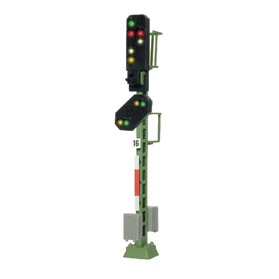 Colour Light Entry Signal with Distant Signal