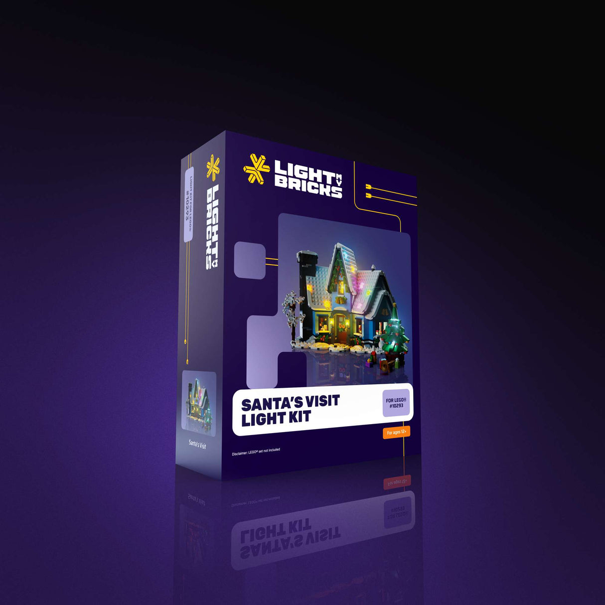 Light My Bricks (LMB) 2.0 Light Kit for LEGO Santa's Visit #10293