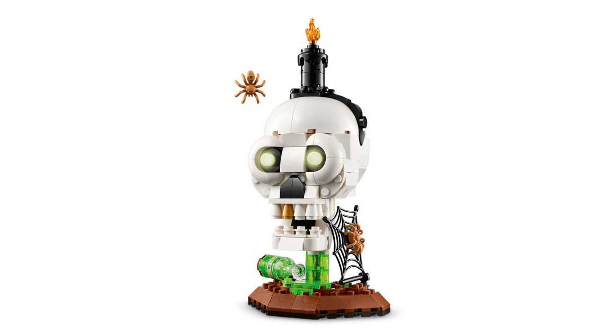 Halloween Skull Candle
