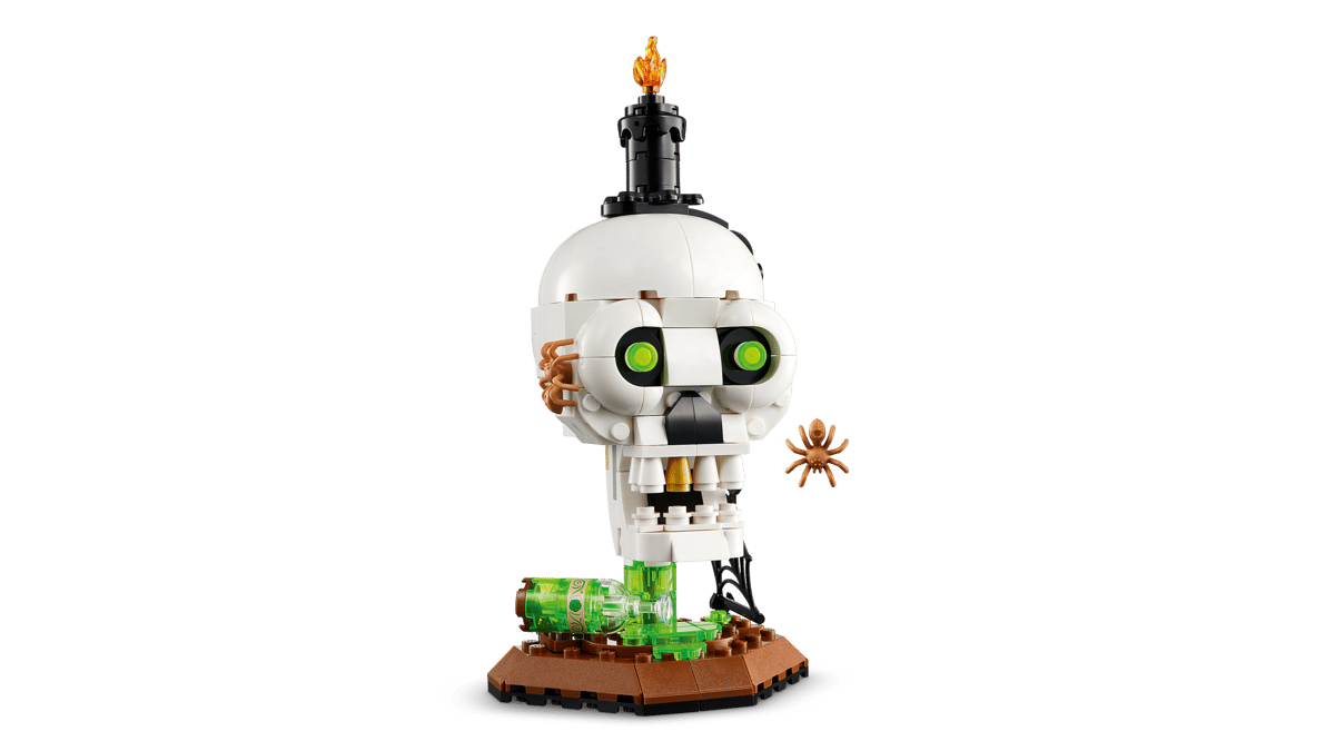 Halloween Skull Candle