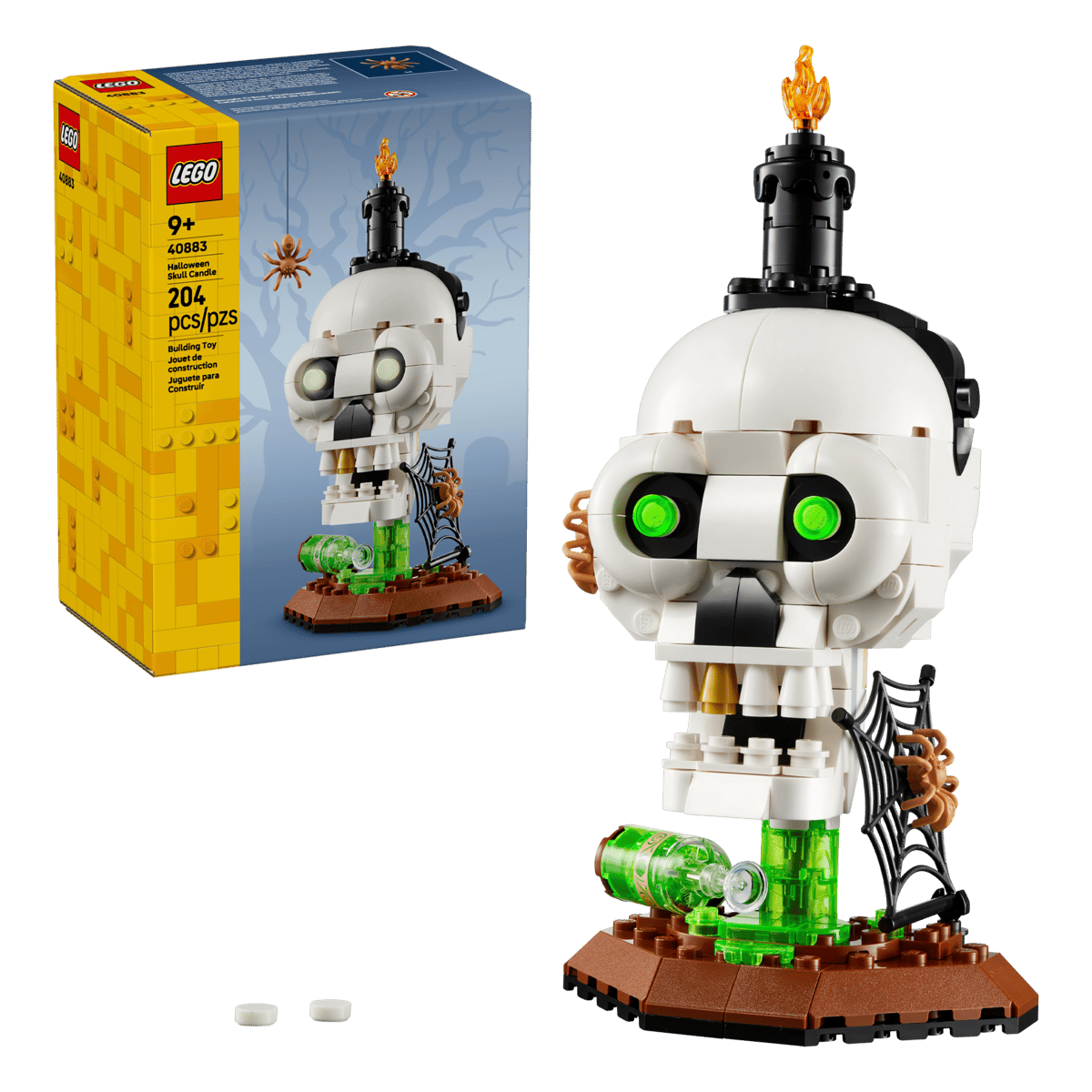 Halloween Skull Candle