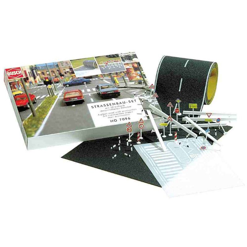 Asphalt Road with Accessories