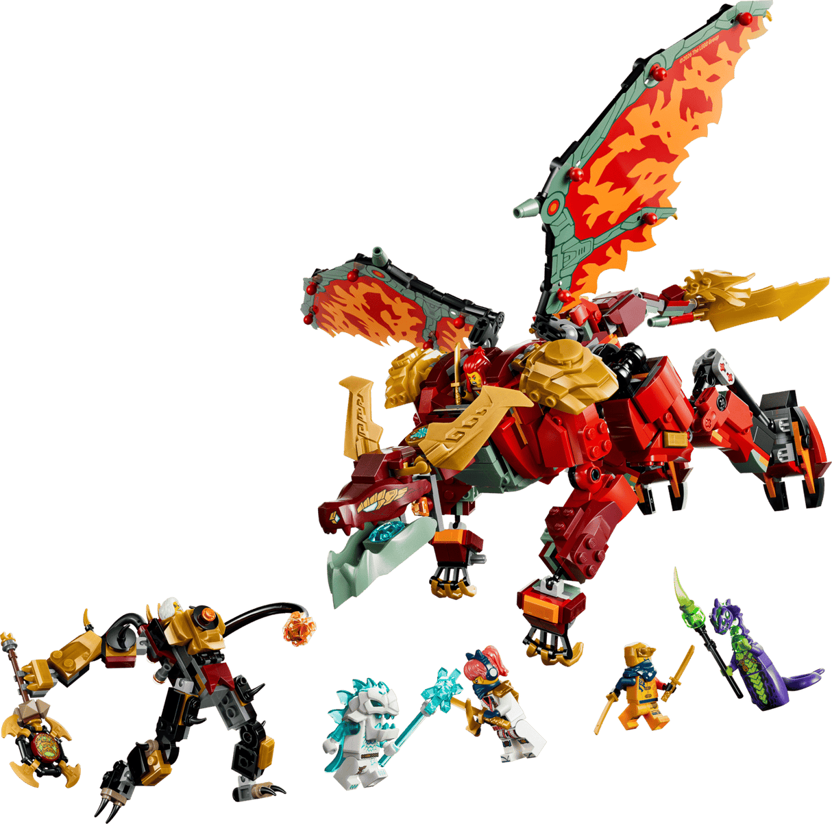 Wyldfyre's Transforming Dragon Mech
