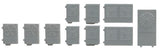 Decorative panel arcades, natural stone