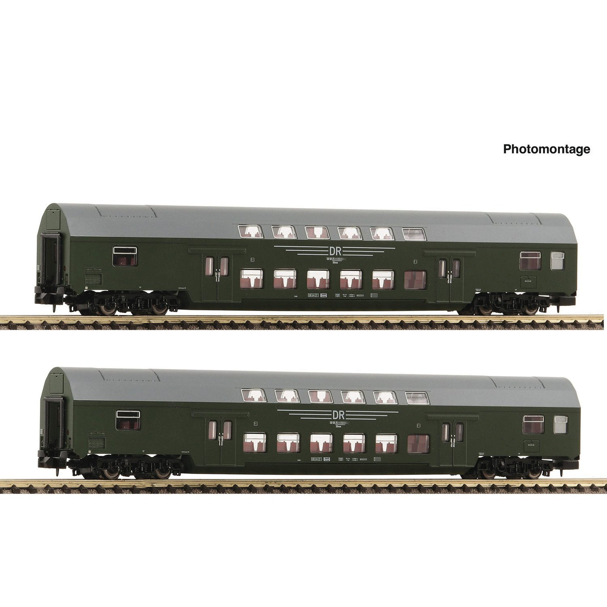 2 Piece Set 2: Double-deck Coaches, DR