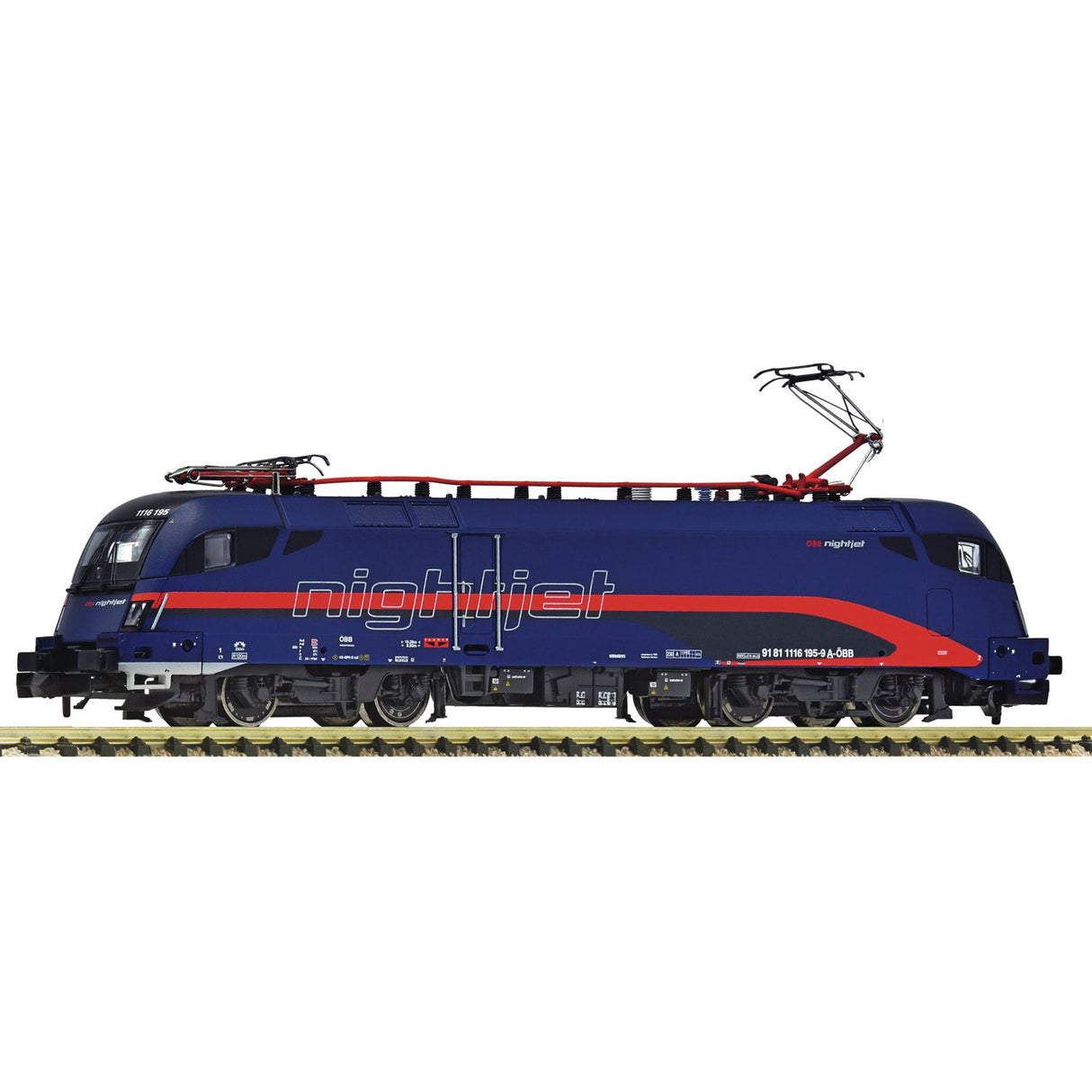 Electric Locomotive 1116 195-9 "Nightjet", ÖBB