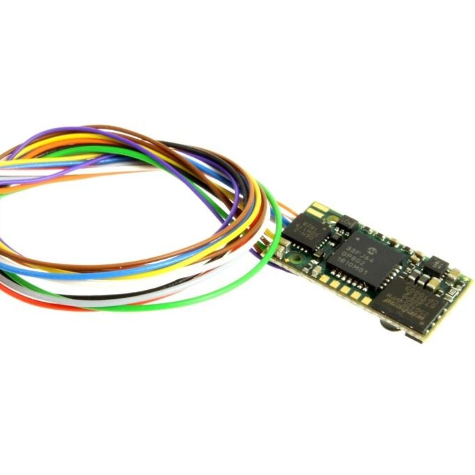 Vehicle sound decoder SD16A for SX1, SX2, DCC and MM, With connecting wires for NEM 652 and 2
