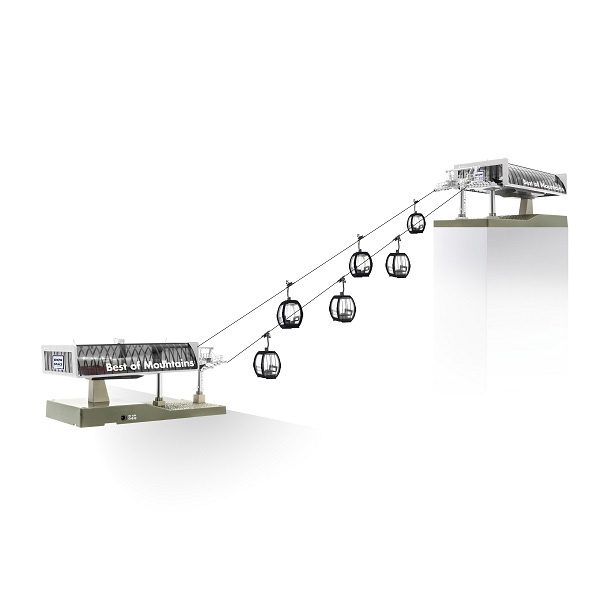 Cable Car D-Line Flying Mozart 6 Omega v+1 pcs. H0
