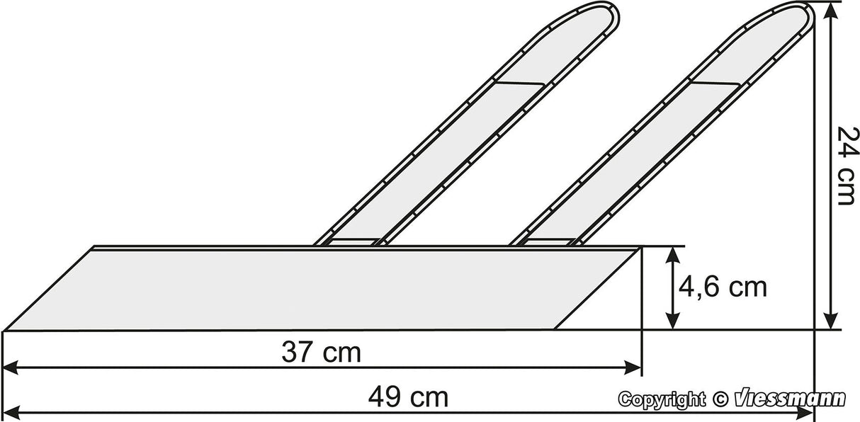 Extension Set 2 Modern Bus Stops with Roof incl. LED Lighting