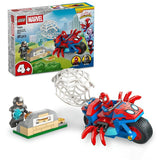 Spidey on his Motorcycle vs. Rhino