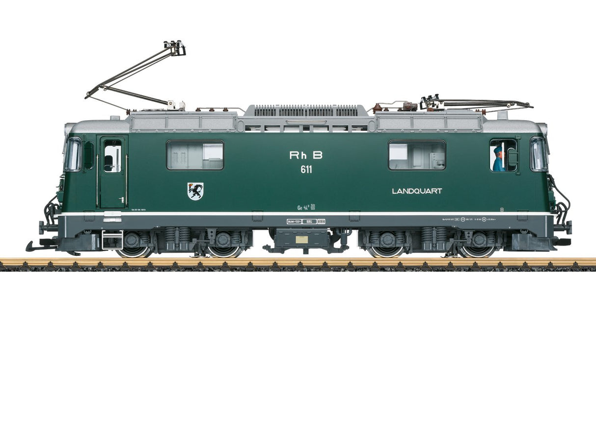 RhB Electric Locomotive Number 611 (Class Ge 4/4 II), Era VI