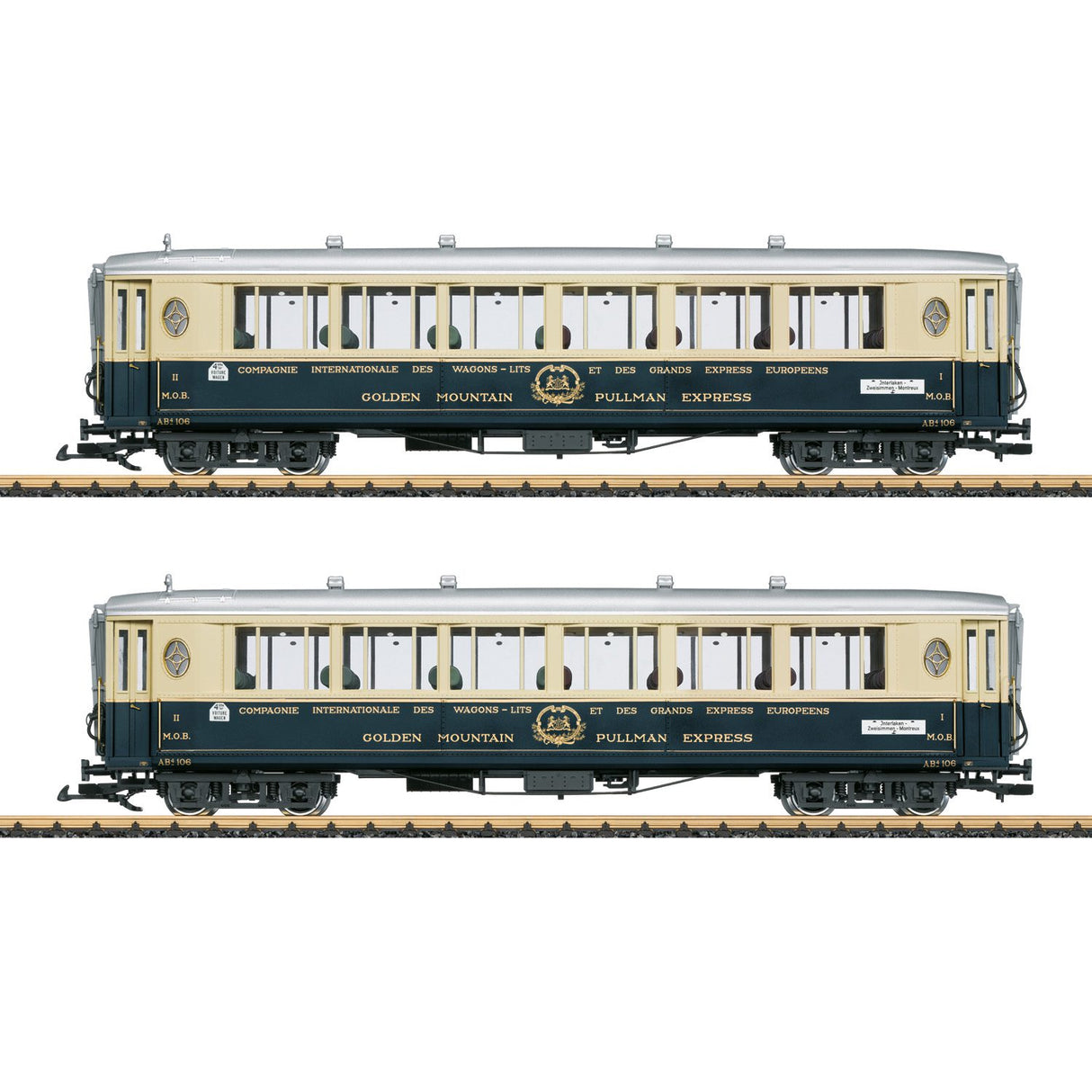 "Golden Mountain Pullman Express" Passenger Car Set 2