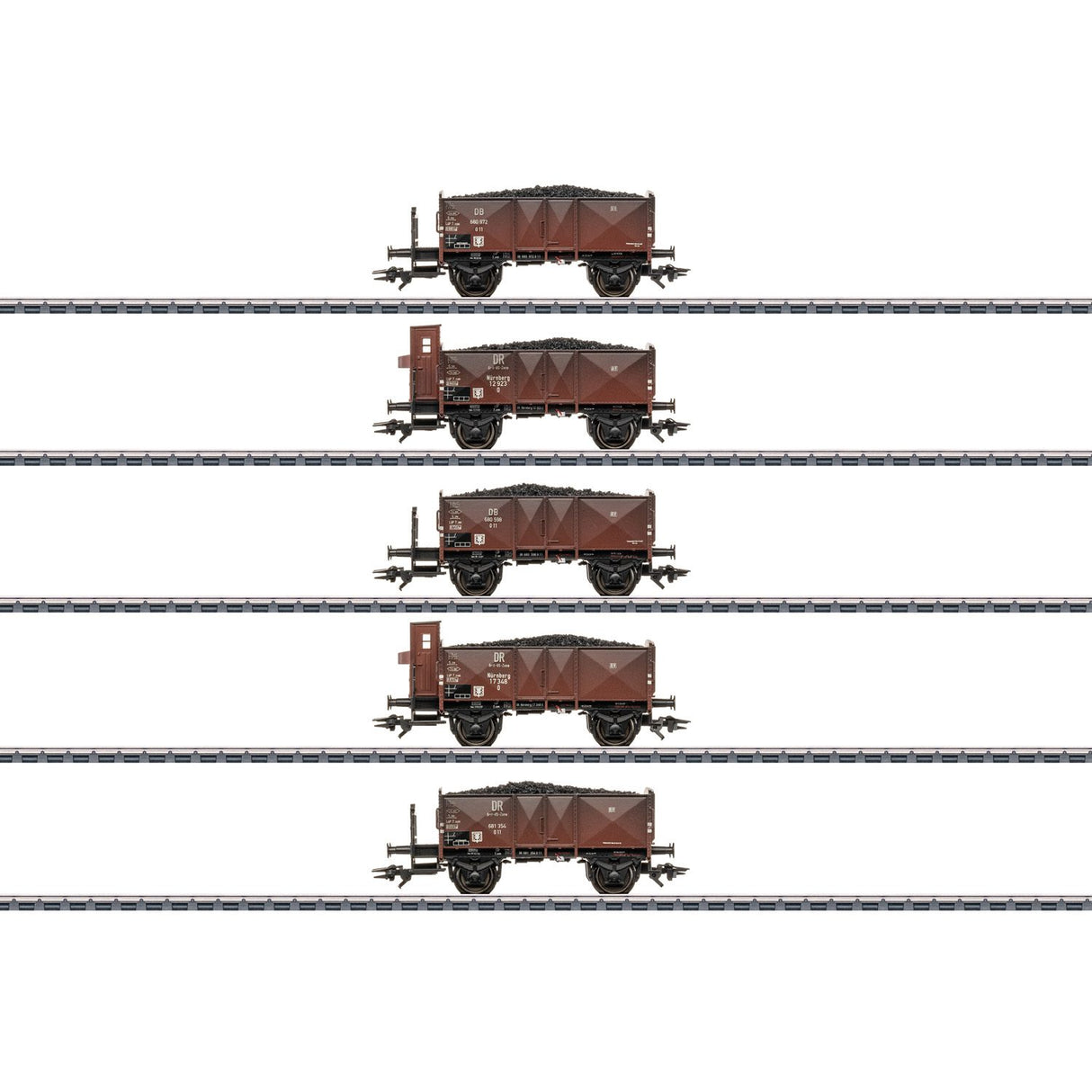 Express Train Passenger Car Set 2 for the “D 74”