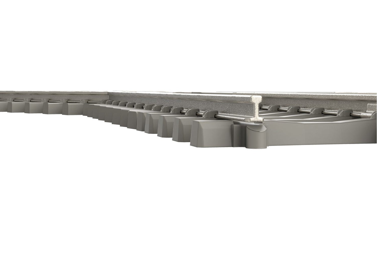 Crossing - 30° with Concrete Ties, Length 104.2 mm / 4-1/8"