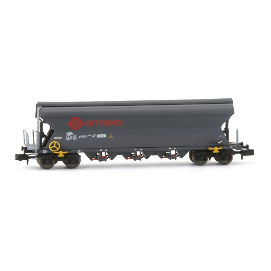 Grain Wagon Tagnpps 101 m³, Ermewa, Dark Grey, 3