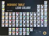 The Periodic Table Of LEGO Colors V3.0 | 2023
