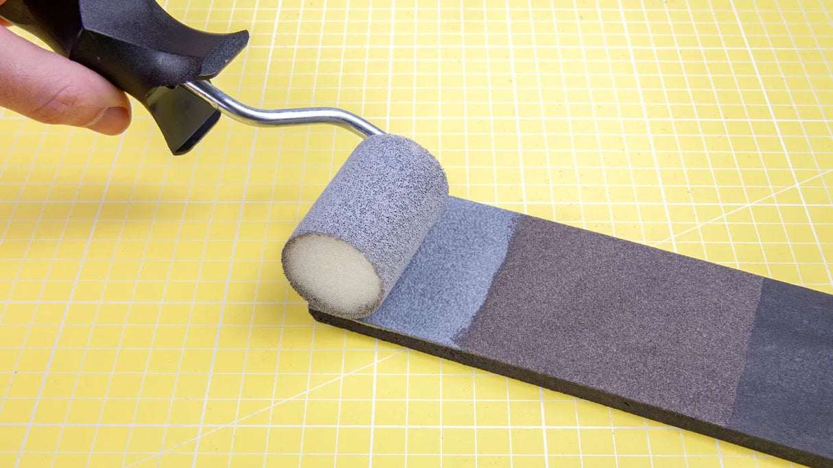 3D textured film for quarry stone masonry