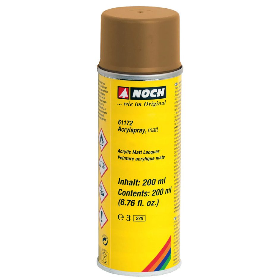 Acrylic Spray, Matt, Ochre