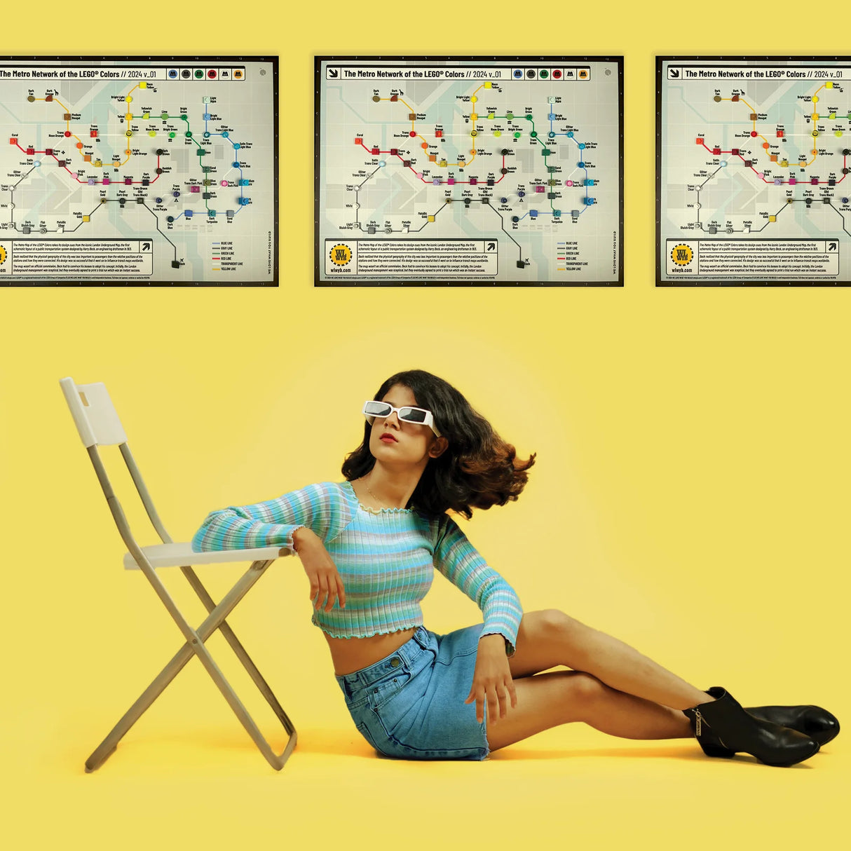 Metro Map of the LEGO Colors | 2024 v_01