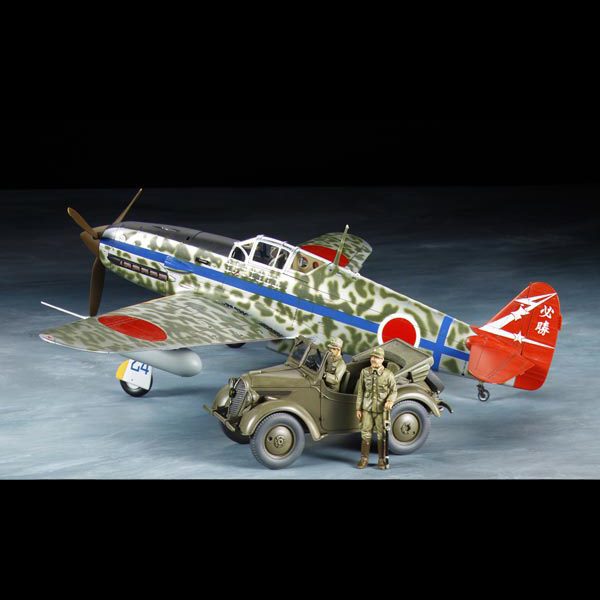 Kawasaki Ki-61-Id Hien (Tony) &amp; 4x4 Light Vehicle Korugane Set