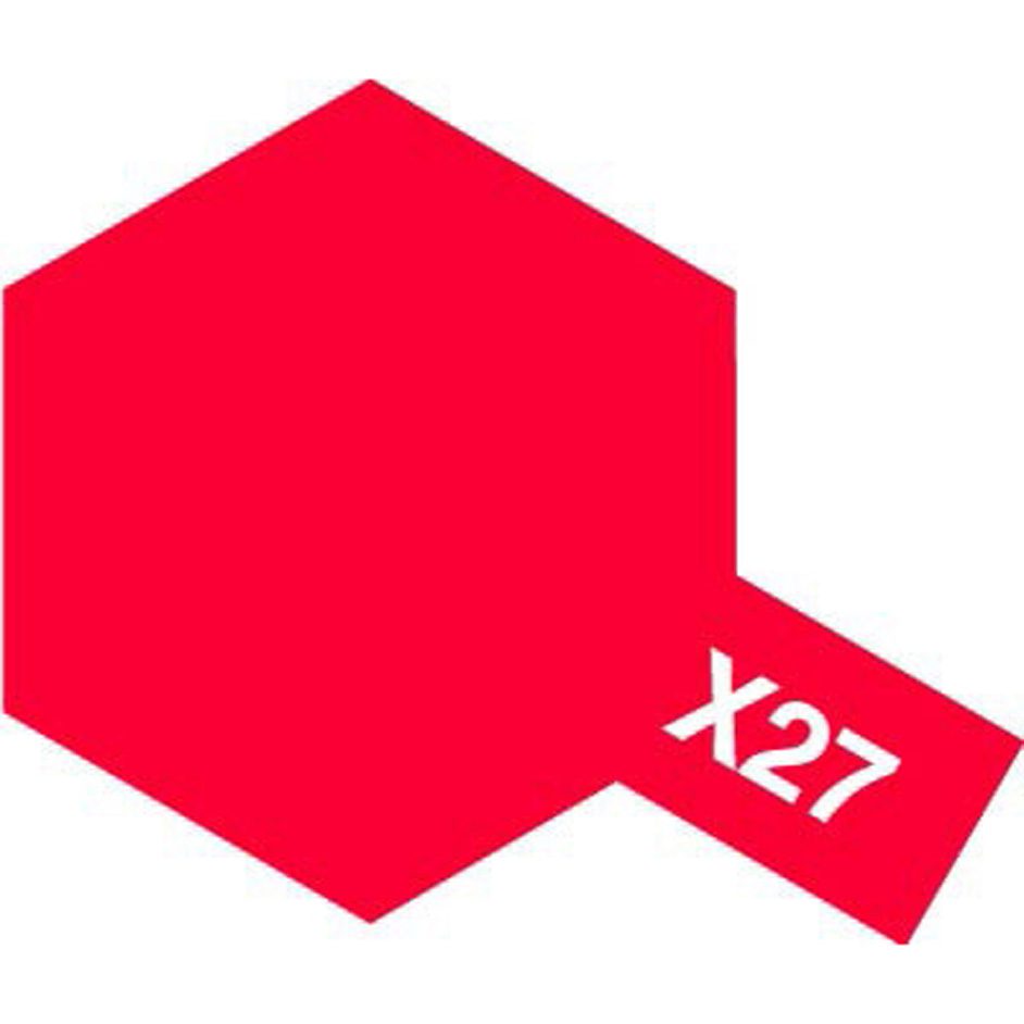 Acrylic Mini X-27 Clear Red