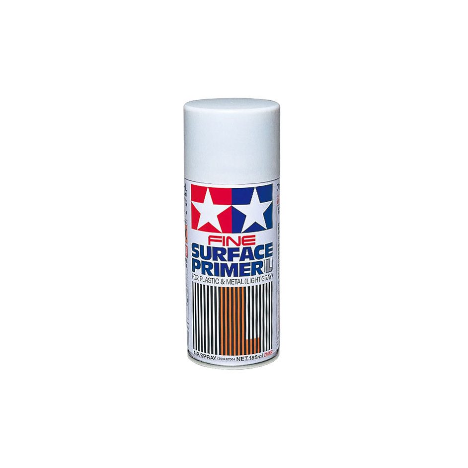 Fine Surface Primer L For Plastic & Metal (Light Gray)