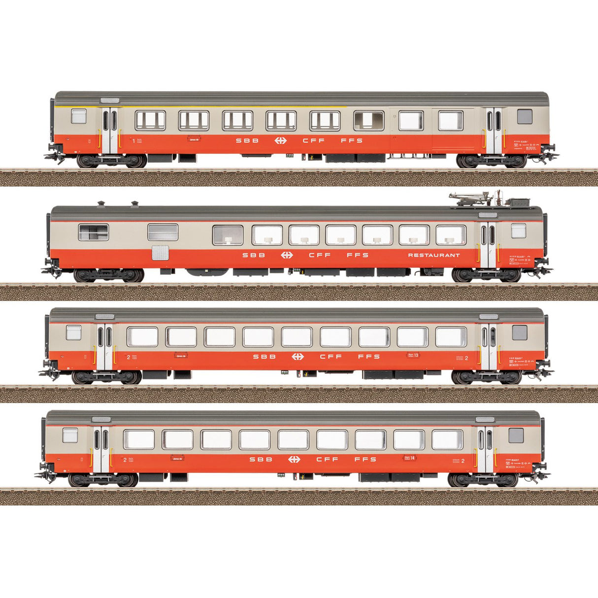 Swiss Express Passenger Car Set