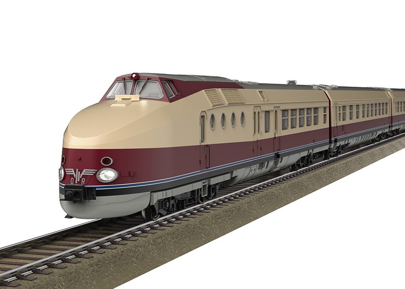 Class VT 18.16 Diesel Express Powered Rail Car Train