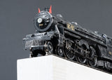 "Black Ice" Steam Locomotive with a Tender