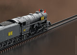 "Black Ice" Steam Locomotive with a Tender