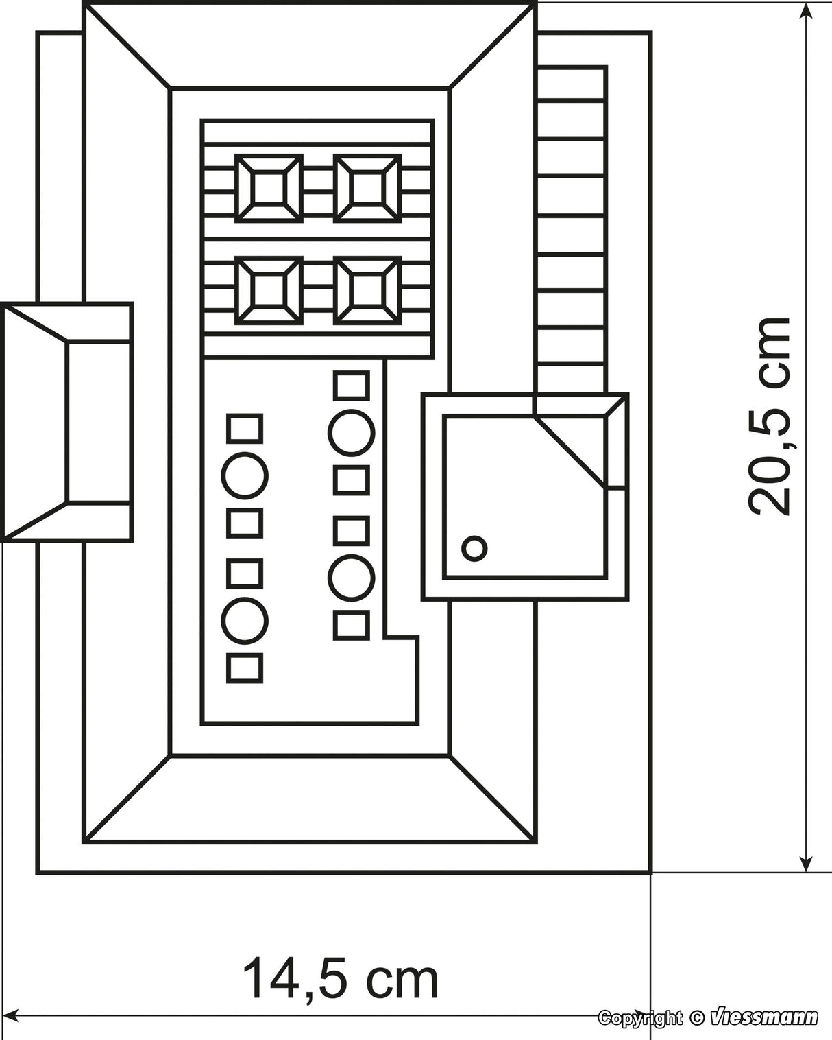 Disco with LED Lighting, Functional Kit