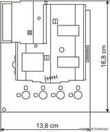 Café-Bistro with Interior and LED Lighting, Functional Kit