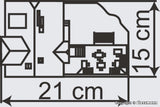 Inn with Butcher‘s Shop, Interior and LED Lighting, Functional Kit