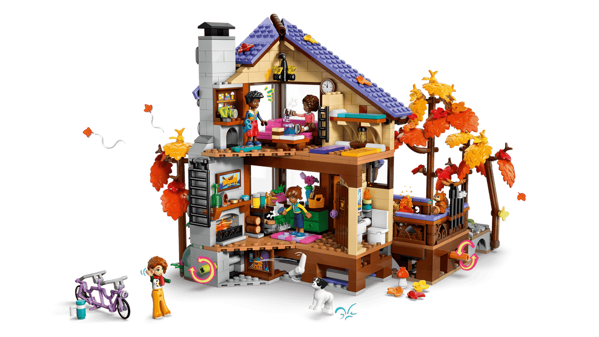 Cozy Fall Forest Cabin