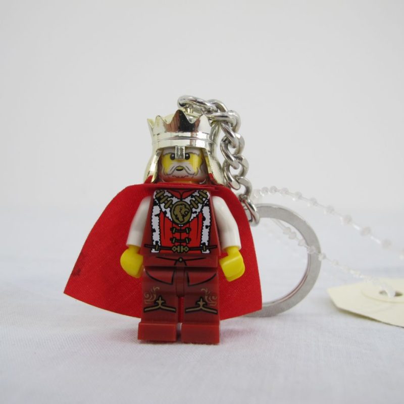 Keychain minifigure new King red attire