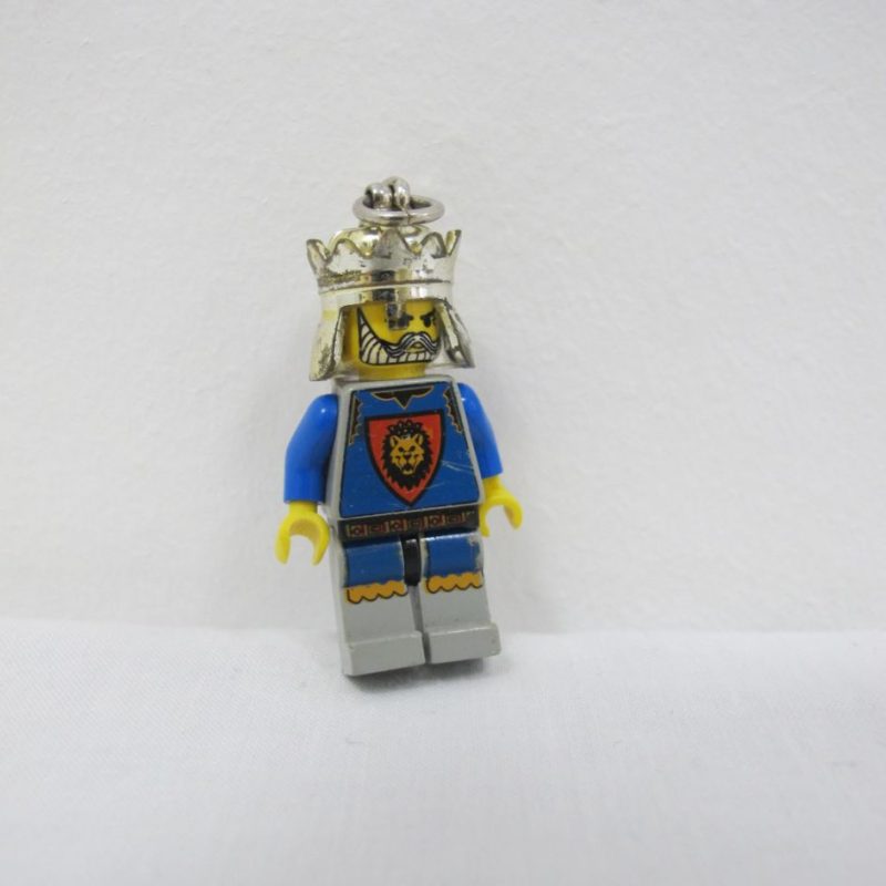 Keychain minifigure King Leo blue attire