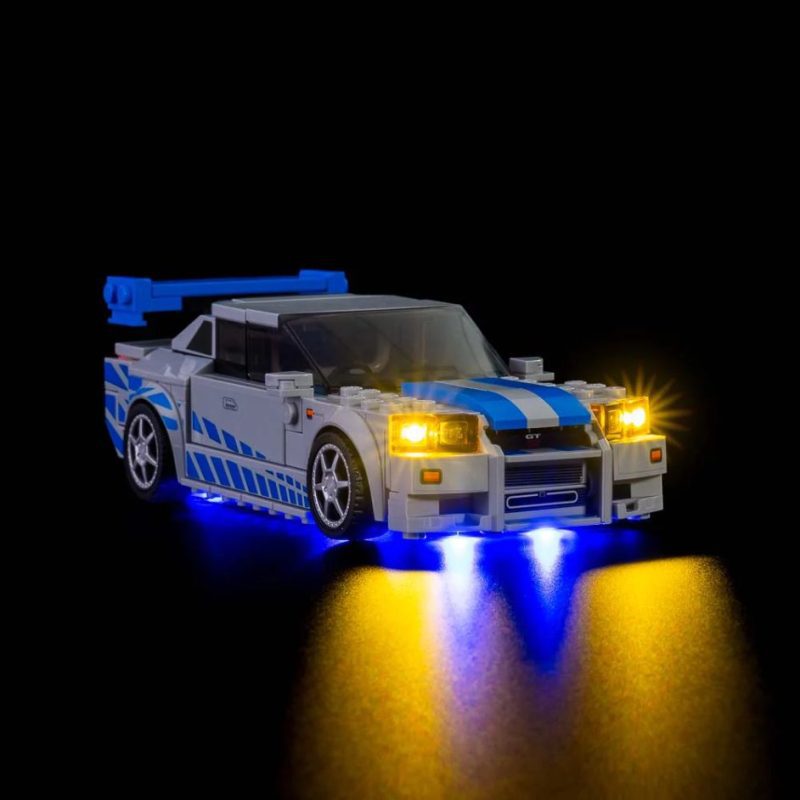 76917 LEGO Speed Champions Nissan Skyline GT-R R34 Light My Bricks