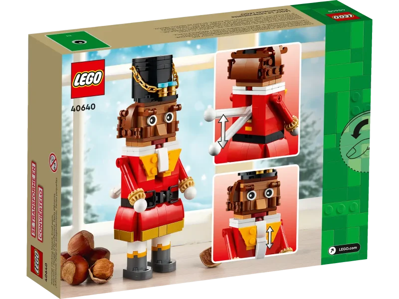 LEGO Christmas 40640 Nutcracker box backside