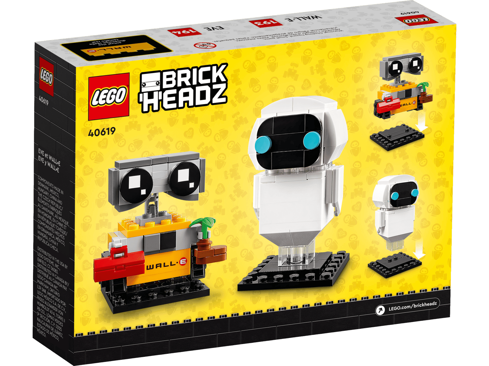 LEGO BrickHeadz EVE & WALL•E 40619