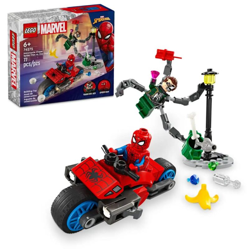 Lego Marvel 76275 Motorcycle Chase: Spider-Man vs. Doc Ock