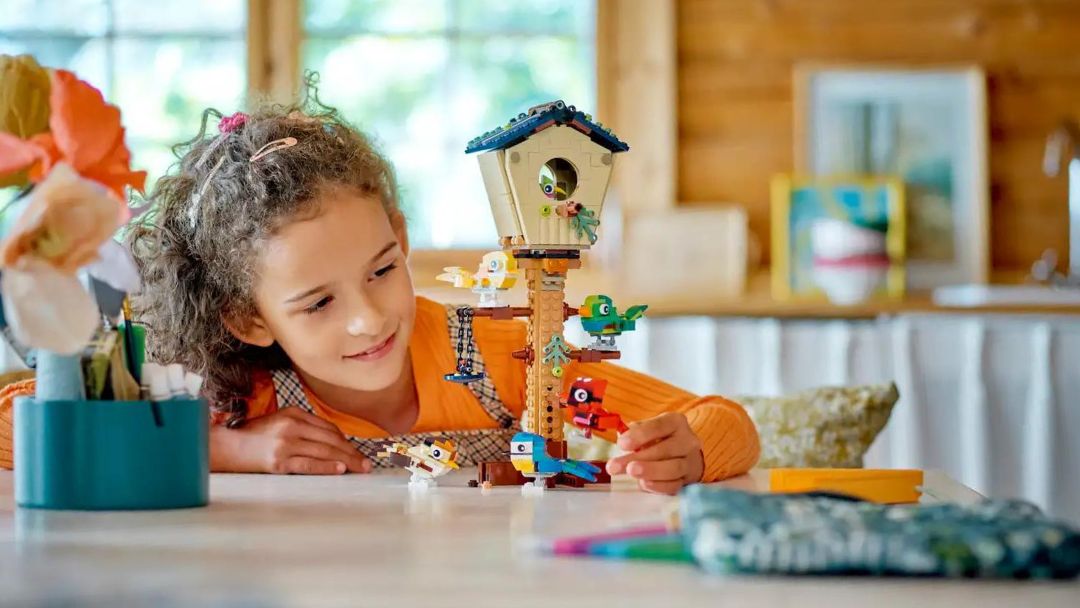 Lego Creator 3in1 31143 Girl playing with Birdhouse