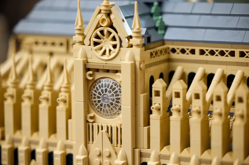 LEGO Architecture 21061 - Notre-Dame de Paris close up of the tower